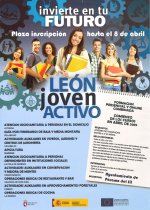 León joven y activo. Formación presencial y online.