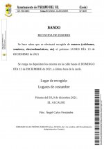 Recogida de enseres 2021